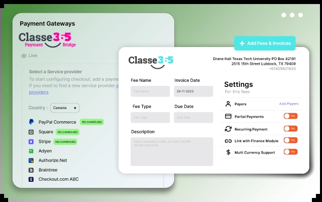 Recommended Classe365 Module for CFOs