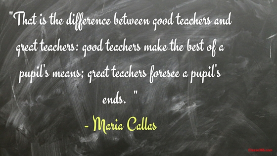 maria callas quote on teaching