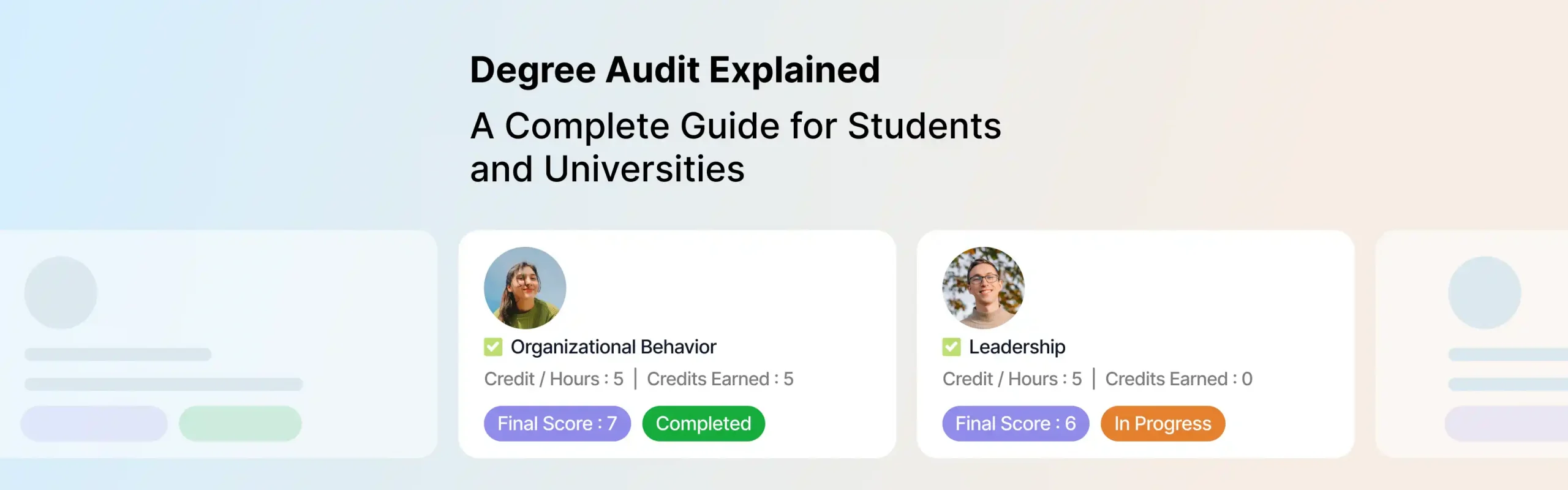 degree audit report