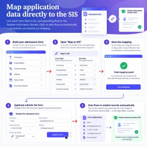 Map application data directly to the SIS