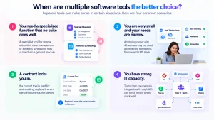 When are multiple software tools the better choice?