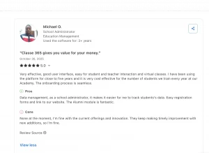 classe365 review on capterra